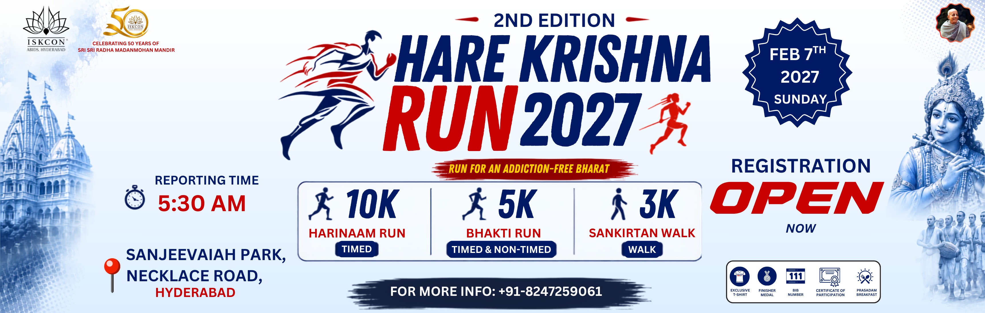 Hare Krishna Run 2027 – 2nd Edition