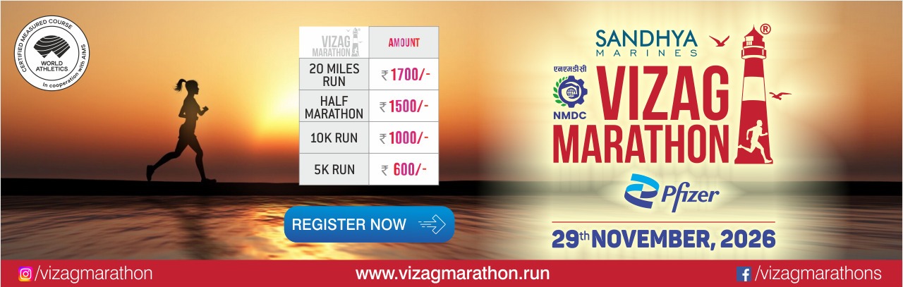 Sandhya Marines Vizag Marathon 2026 5th Edition