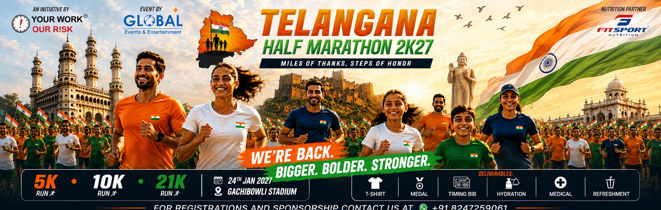Telangana Half Marathon 2K27-2nd edition